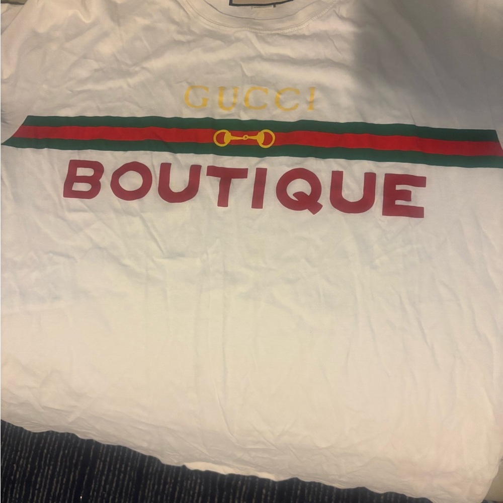 Gucci White Boutique T-Shirt